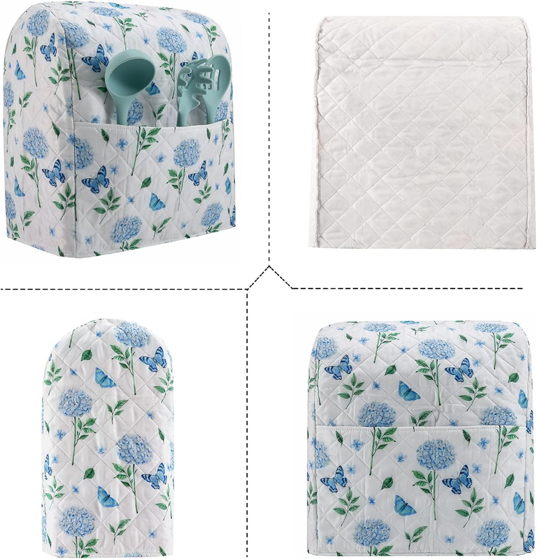 Hydrangea Stand Mixer Cover Fits KitchenAid 5 8 Qt Spring Kitchen Decor3