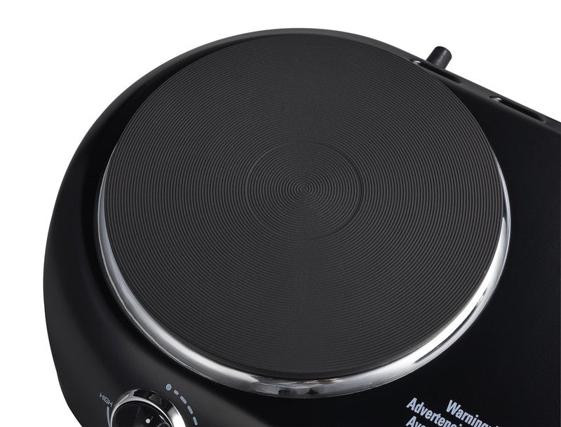 Double Burner, 1800 W, Black Electric Cooktop, 1 Each, Assembled Product5
