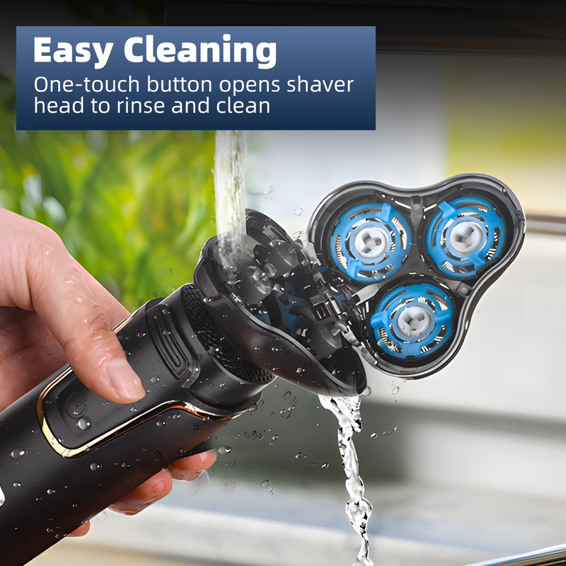 3 in 1 Electric Razor for Men Rechargeable Wet Dry Shaver Nose Trimmer Kit6