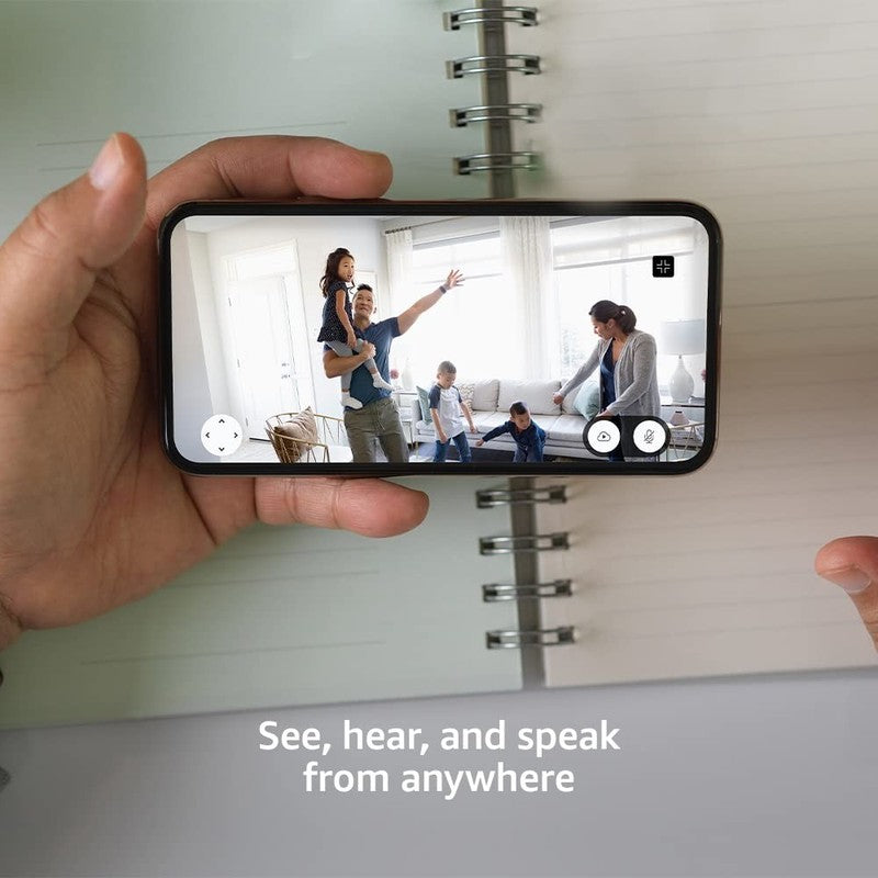 Mini Pan-Tilt Camera (Newest Model), Rotating Indoor Plug-In Smart Security Came3