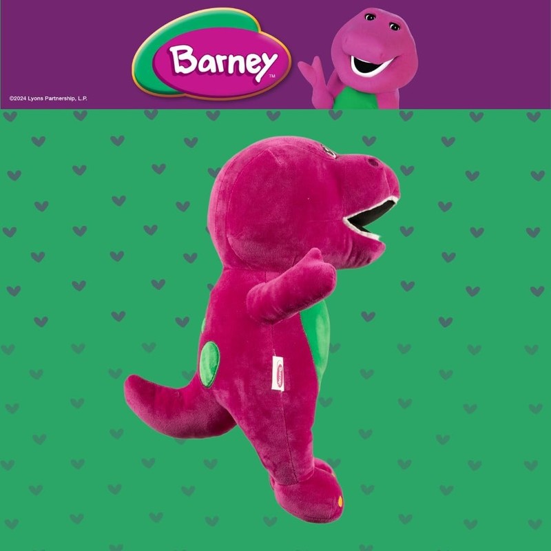 Collectibles Barney Classic Bedding Super Soft Cozy Decorative Pillow, (Official6