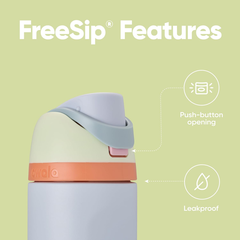 Owala FreeSip 24oz Insulated Stainless Steel Bottle Beach House3