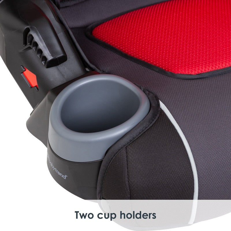 Protect Folding High Back Booster Car Seat - Mars Red - Red8
