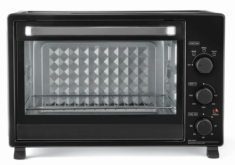 Extra Large 34QT Toaster Oven   6 Slice Family Size, 1500W, Black NEW0