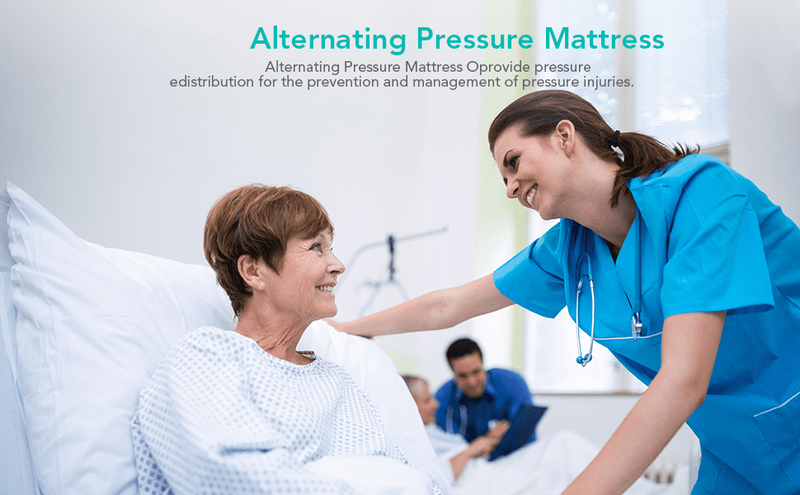 Alternating Air Pressure Mattress Pad, Medical Grade Relief Ulcer Bed Sores Air 7