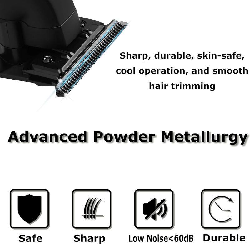 2299 Professional Hair/Beard Trimmer for Men Zero Gapped Hair Clippers for Barbe1