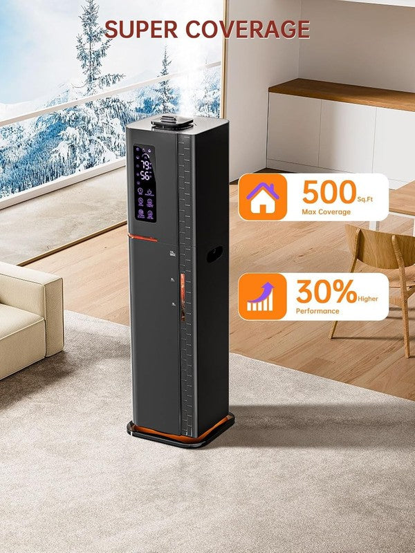 2.64Gal Warm Cool Mist Humidifier Large Room Bedroom Top Fill Quiet 3 Modes5