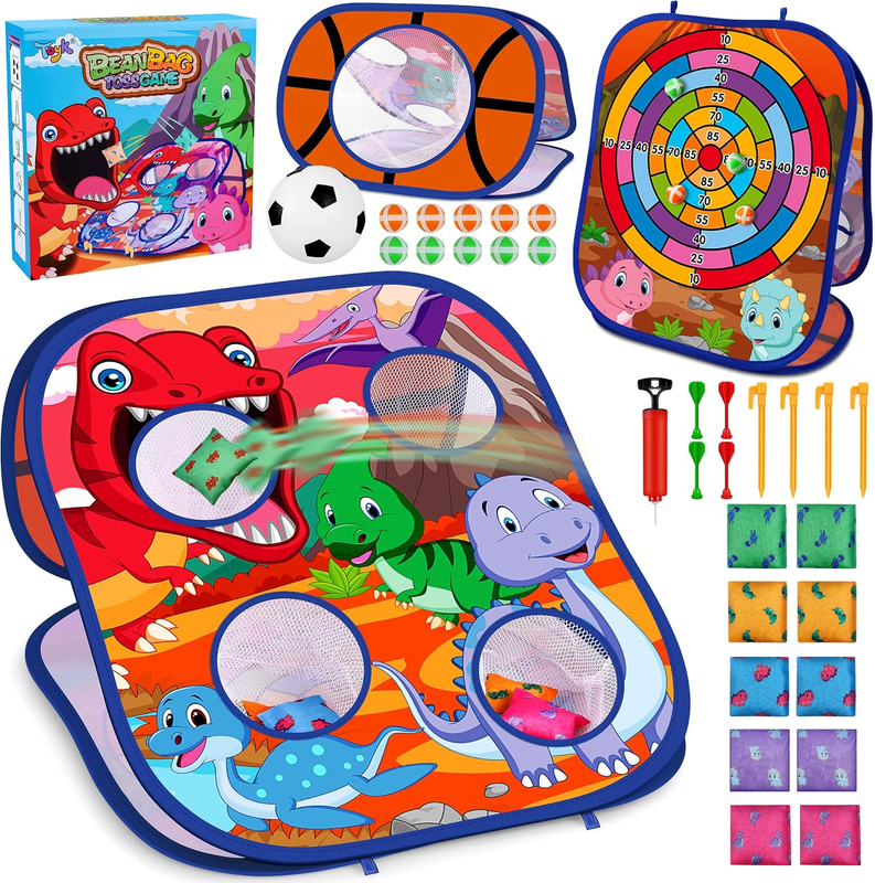 Kids Animal Bean Bag Toss Game Outdoor Party Family Fun Toy Ages 3 610