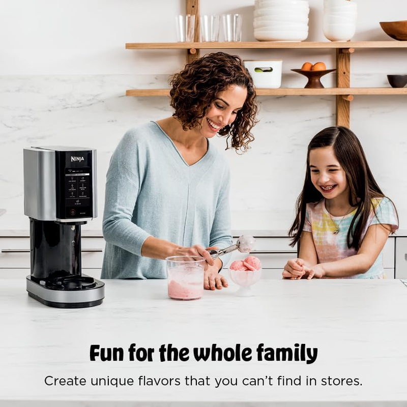 Ninja Creami NC301 Ice Cream Maker 2 Pints 7 Programs Silver5