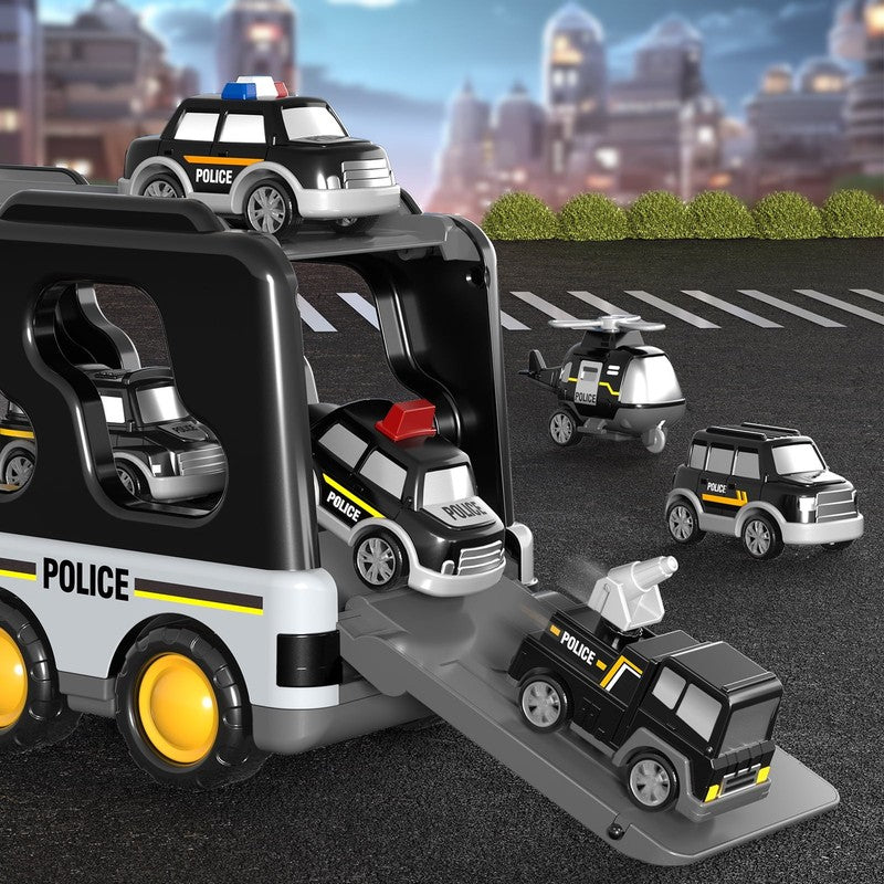 Police Truck Toys for 2-6 Years Old Boys, Toddlers Boys Toys, Police Car Toys, G2