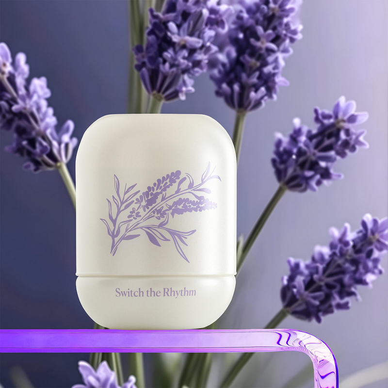OJO Serene Lavender Scented Candle 7.8 Oz Jar Candle +35 Hour Long Lasting Burn7