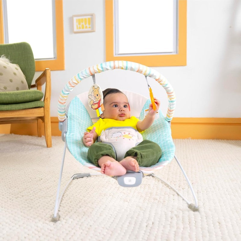 Baby Pooh Hunny Hues Bouncer with Soothing Vibrations, Unisex, Newborn+1