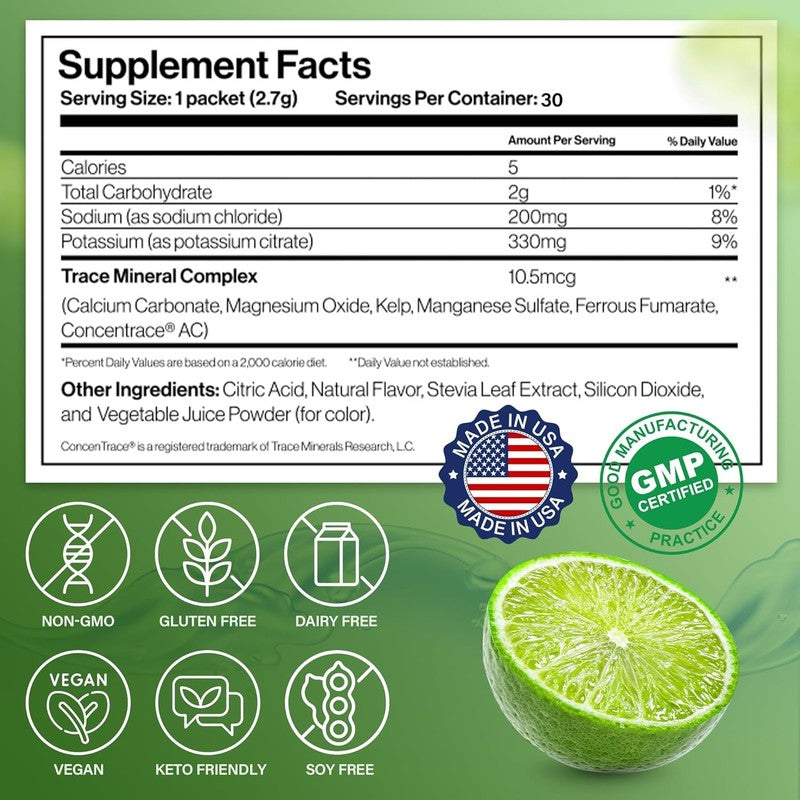 Dr. Price’s Electrolyte Mix, Sugar-Free Lemon Lime Powder Packets, 30 Ct7