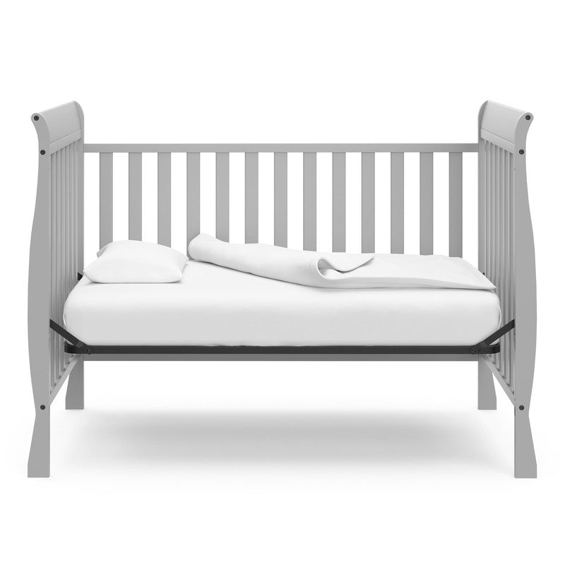 Maxwell 3-In-1 Convertible Baby Crib, Pebble Gray4