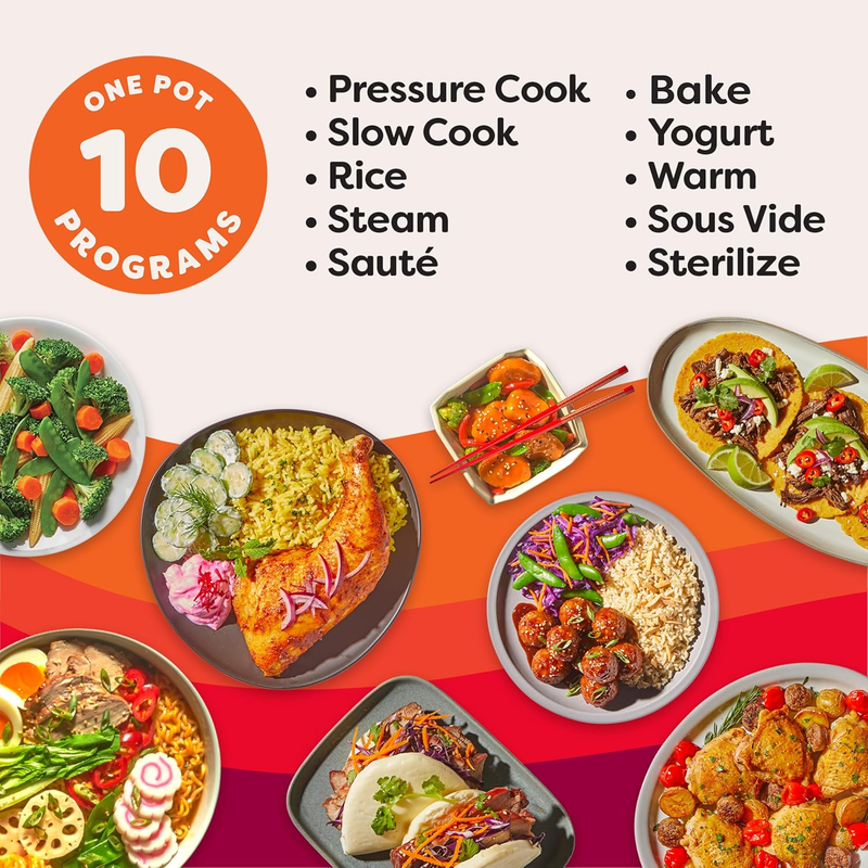 Pro 10-In-1 Pressure Cooker, Slow Cooker, Rice/Grain Cooker, Steamer, Sauté, Sou1