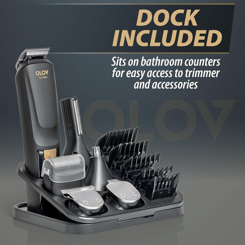 All-in-One Beard Trimmer & Grooming Kit with USB Rechargeable Clipper4