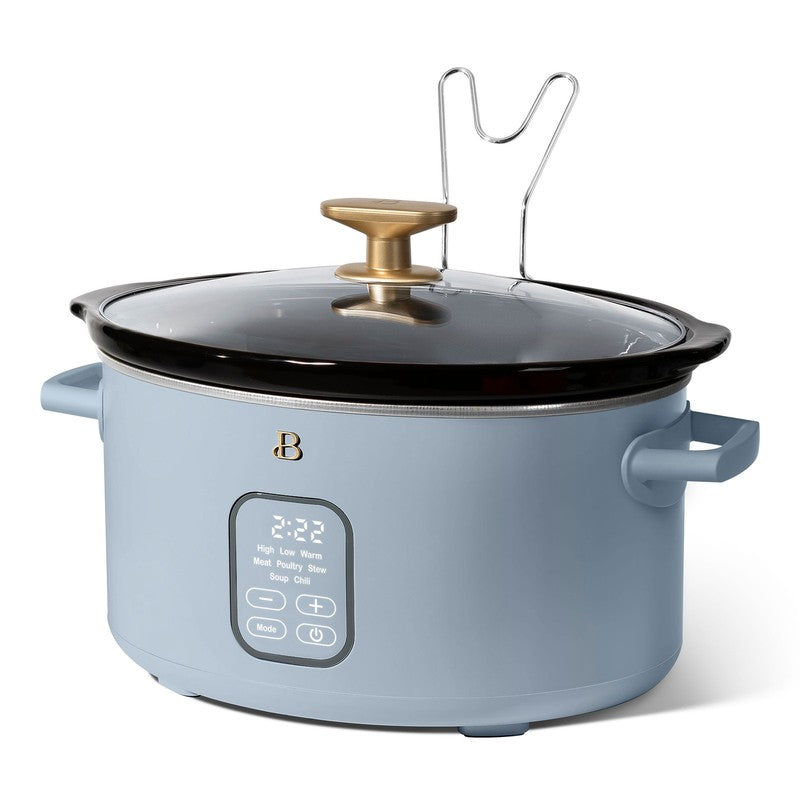 6 Qt Programmable Slow Cooker, Cornflower Blue by Drew Barrymore4