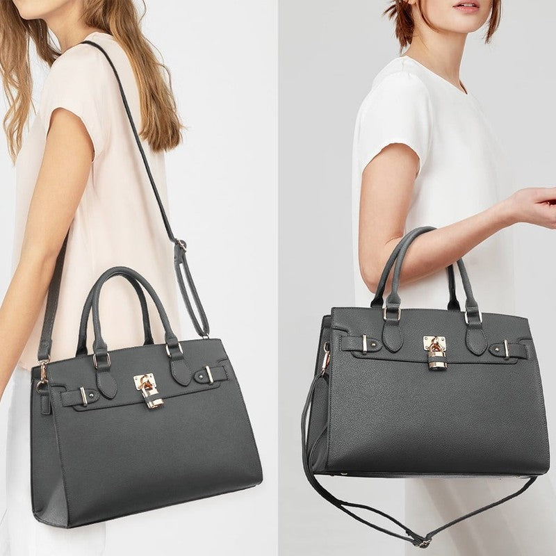 Women Handbag Purse Shoulder Top Handle Satchel Tote Work Bag Clutch4