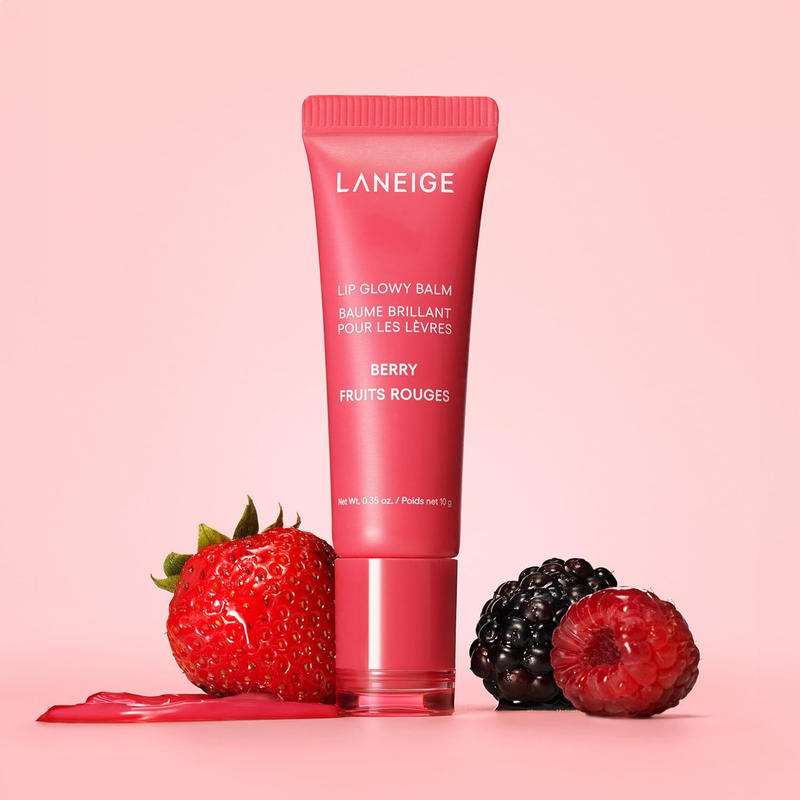 Laneige Lip Glowy Balm Berry Tinted Lip Treatment Shea Murumuru2