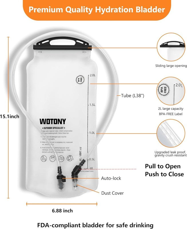 Hydration Backpack with Water Bladder for Hiking Tactical Hydration Pack for Men4