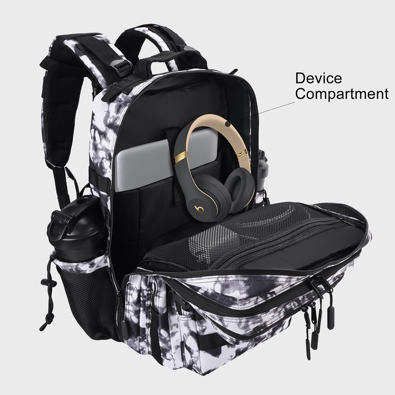 Military 45L Tactical Backpack Blue Assault Pack w/ Shoe Compartment2