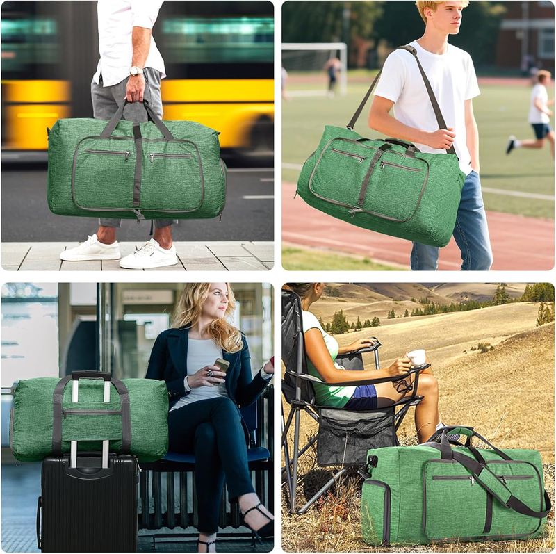 Foldable Travel Duffle Bag 65L 85L 115L Water Resistant Weekender Bag5