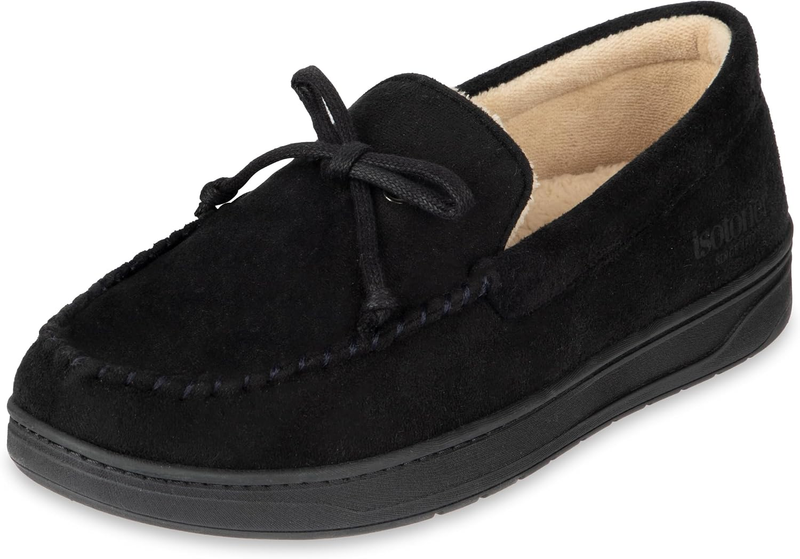 Men'S Slip On Indoor/Outdoor Microsuede Memory Foam Comfort Moccasin Slippers7