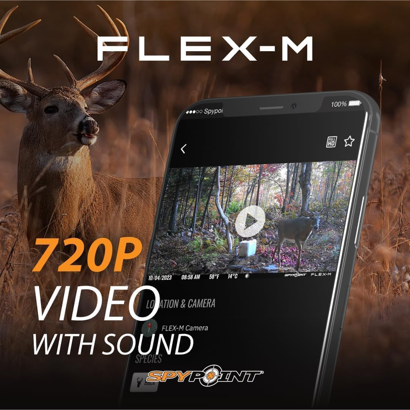 Flex-M Twin Pack Cellular Trail Cameras 28MP 720P Night Vision IP65 LTE GPS3