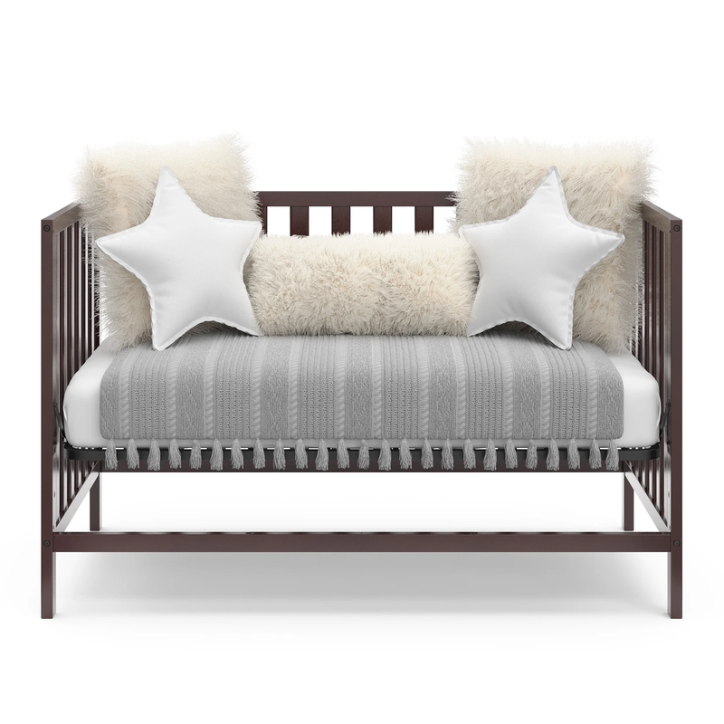 Sunset 4-In-1 Convertible Baby Crib, Espresso4