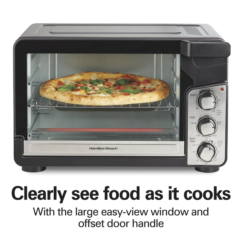 Easy View XL Toaster Oven with Sure Crisp  Air Fry, 1750W, 6 Slice Capacity, 3142