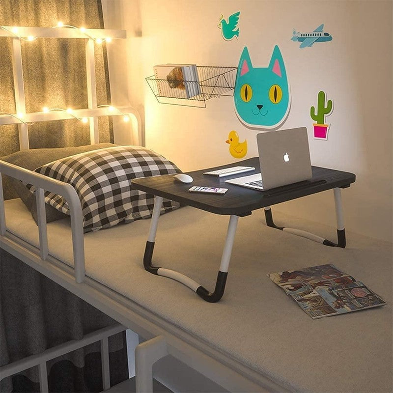 Laptop Desk Foldable Tray Table Stand for Bed/Sofa Couch Floor Black3