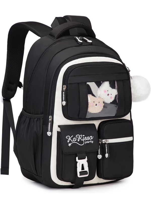 Girls Kawaii Ita Backpack Kids School Bookbag Black9