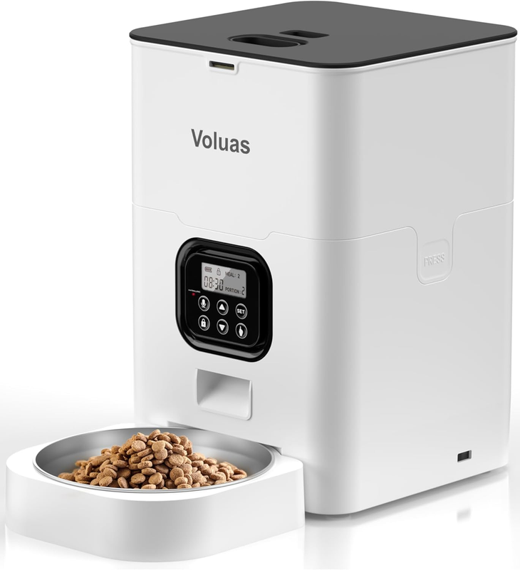 Automatic Cat Feeder, Timed Pet Food Dispenser for Cat Dogs with Portion Control10