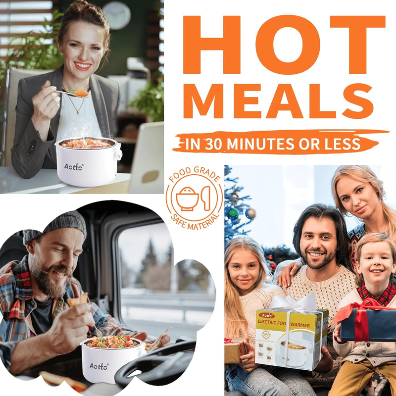 Electric Lunch Box, 32 Oz Portable Food Warmer Heater, Lunch Warmer Portable1