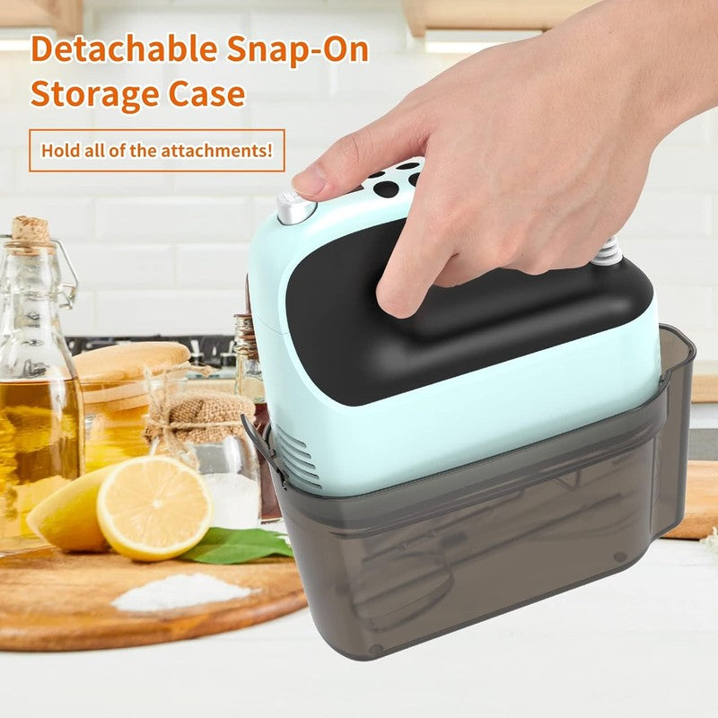 9-Speed Digital Hand Mixer Electric, 400W Powerful DC Motor, Baking Mixer Handhe6