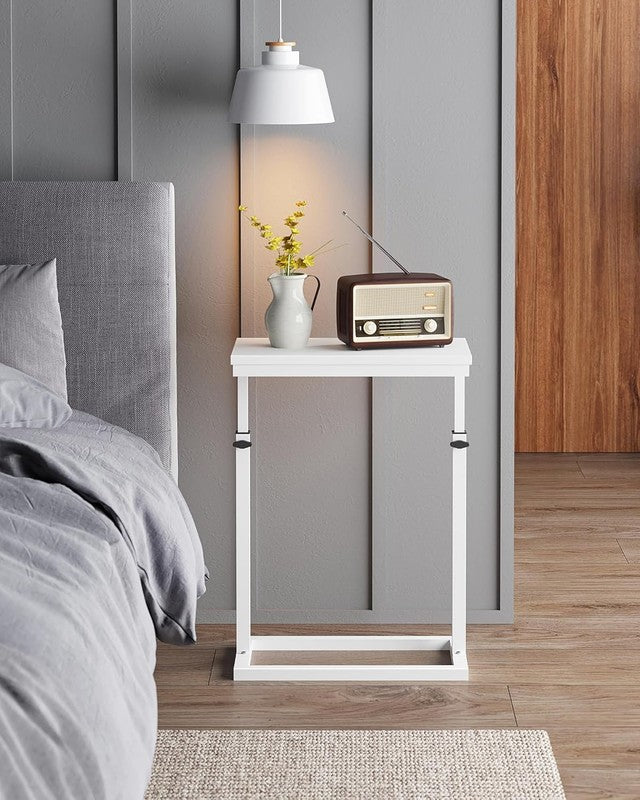 End Table Side Sofa Table Tall Couch Table White Living Room Bedroom4