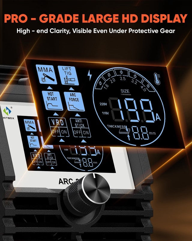 110V Mini Stick Welder, ARC200S IGBT Inverter ARC Welding Machine with LED Displ1