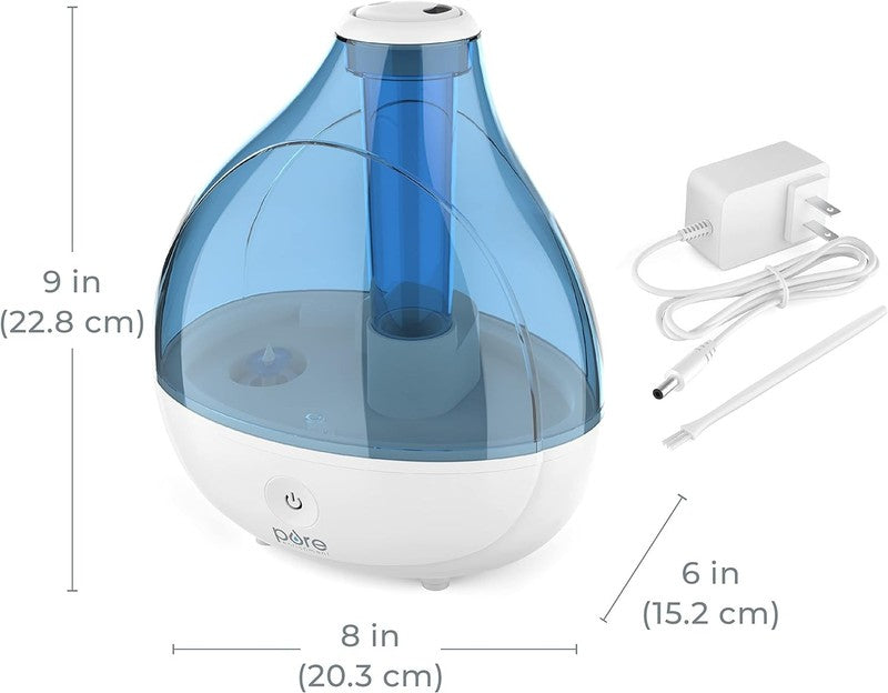 Mistaire Cool Mist Humidifier Quiet 25H for Bedroom Nursery Office Plants6