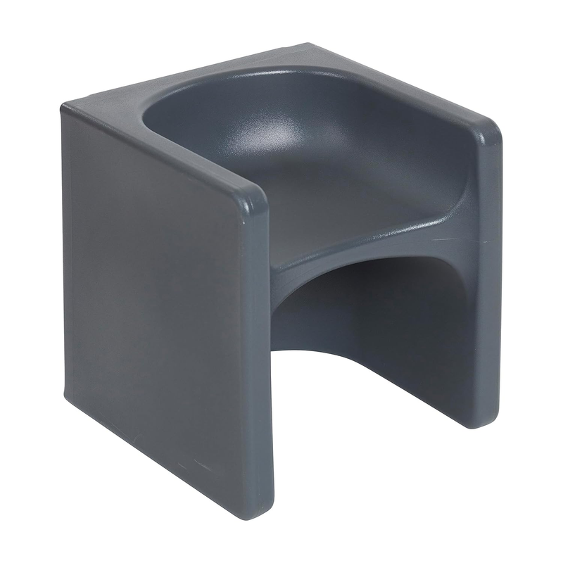 Tri Me 3 In 1 Cube Chair, Kids Furniture, Dark Grey0