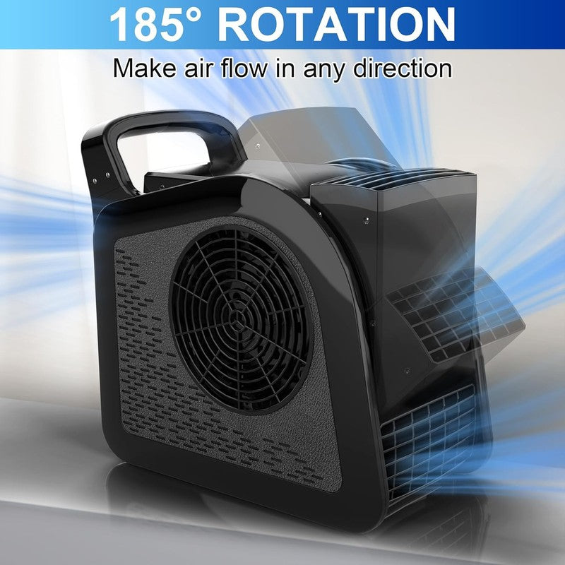 Portable High Velocity Blower Fan 3 Speed Air Mover 185° Utility Floor Fan4