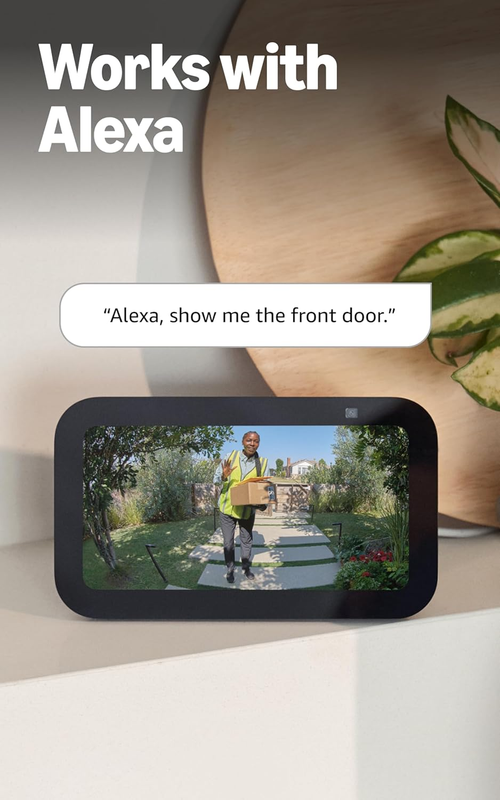 Wired Video Doorbell HD Camera Two-Way Talk Motion Detection WiFi Alerts5