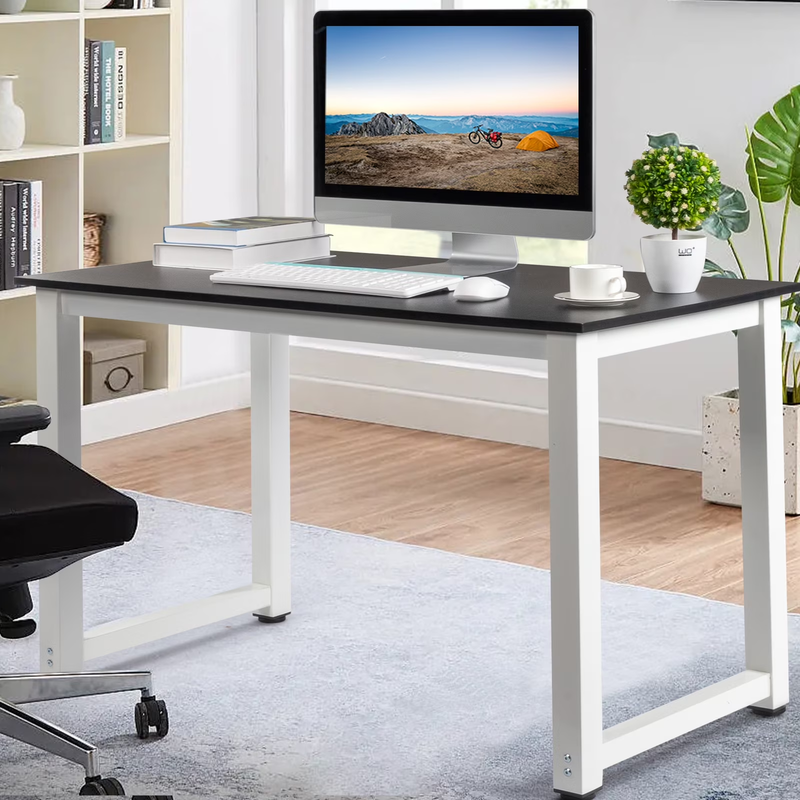 43.3in Wood Computer Desk Laptop Table Workstation Home Office Furniture0