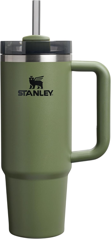 Stanley Quencher H2.0 30oz Tumbler w/ Handle Straw Insulated Dried Pine0