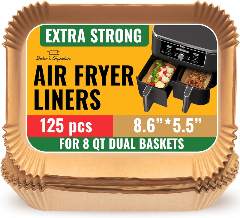 125 Air Fryer Liners Ninja Foodi DZ201 DZ401 Instant Pot Vortex Non Stick9