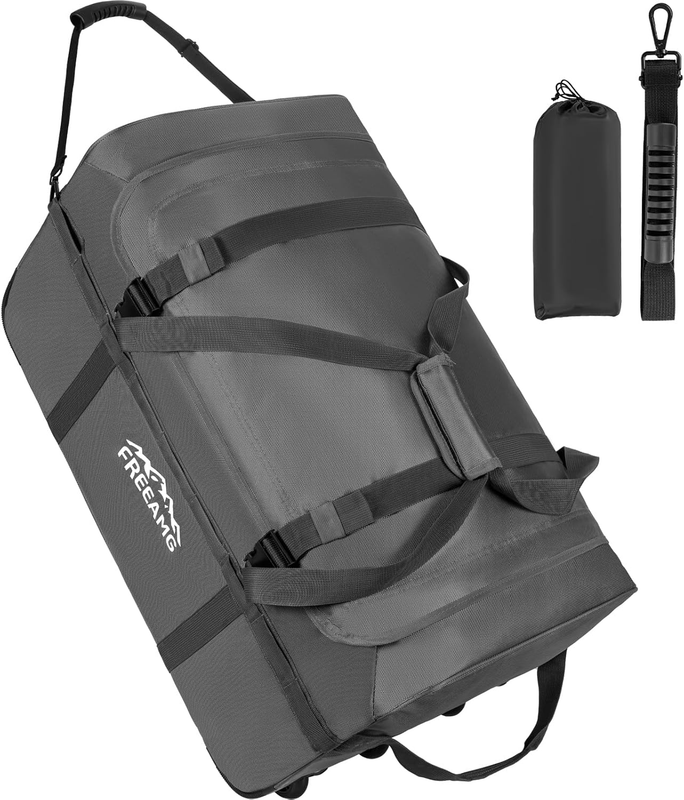116L Foldable Rolling Duffel Bag 30" Large Travel Camping Outdoors9
