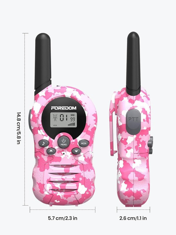 Kids Walkie Talkies 3 Pack Long Range Army Toy Radios Boys & Girls 3 128