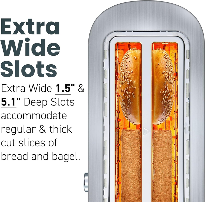 ECT4123X 4 Slice Long Slot Toaster Extra Wide Stainless Steel2