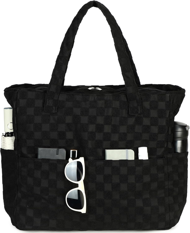 Beach Tote Bag Women Large Waterproof Sandproof Zipper Wet Pocket10