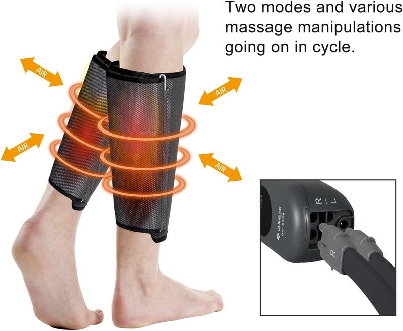 Air Compression Leg Massager Circulation Pain Relief SCD RLS Edema 3 Intensity2