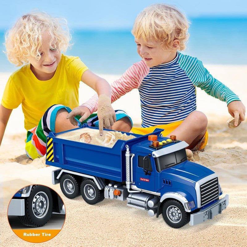 Large Dump Truck Toy with Sound and Lights for Boys and Girls Ages 3 7 Indoor Ou4